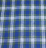 Fabric Merchants Keady Pure Linen Plaid Yellow/Green/Blue/White