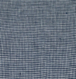 Fabric Merchants Orkney Pure Linen Checks Navy/White
