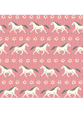 Cloud 9 Fabrics Happy Homestead Howdy Pink