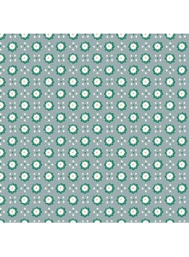Cloud 9 Fabrics Happy Homestead Wildflowers Blue/Green