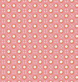Cloud 9 Fabrics Happy Homestead Wildflowers Pink/Orange
