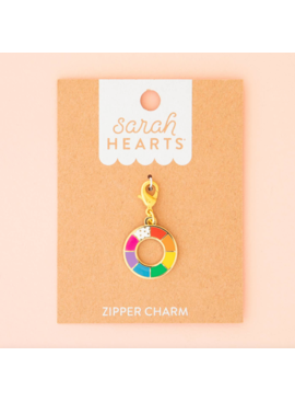 Sarah Hearts Sarah Hearts Color Wheel Removable Zipper Charm