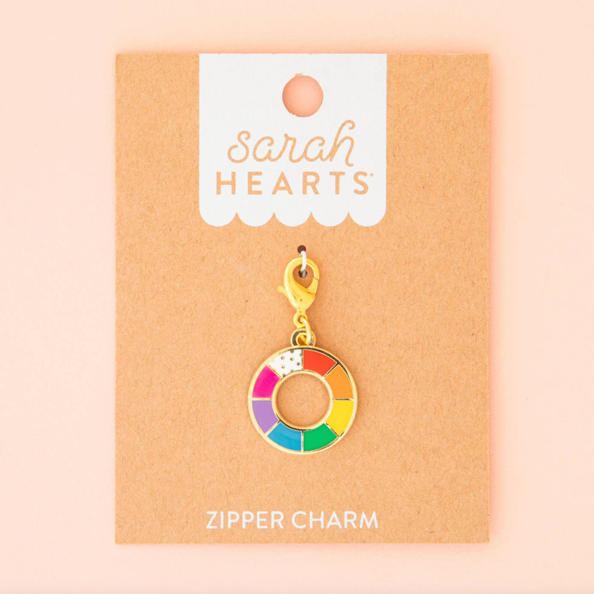 Sarah Hearts Sarah Hearts Color Wheel Removable Zipper Charm