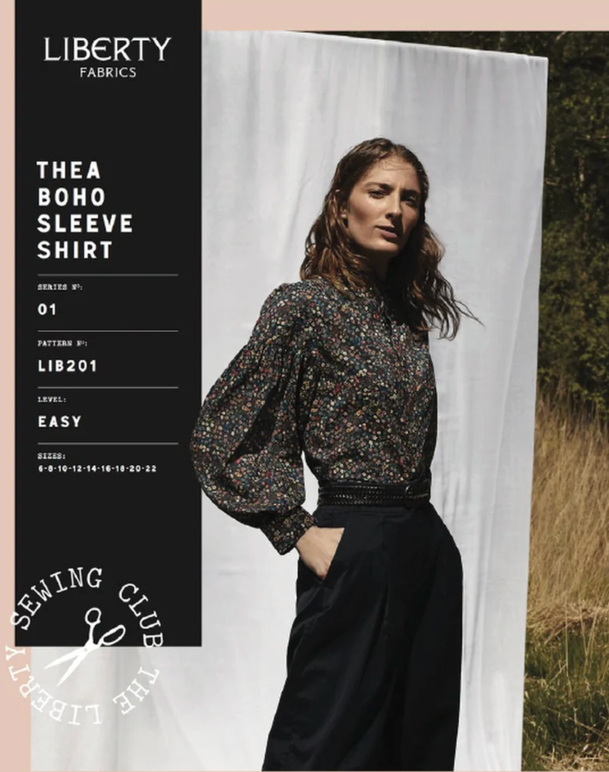 Liberty Art Fabrics Thea Boho Sleeve Shirt Pattern