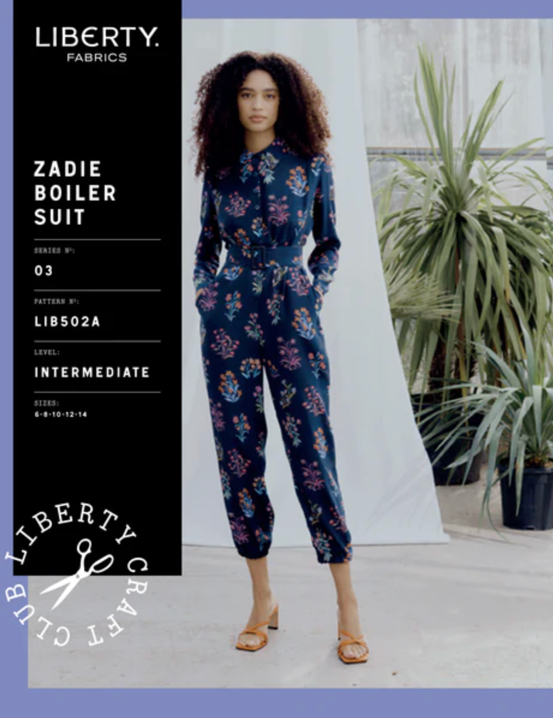 Liberty Art Fabrics Zadie Boiler Suit Pattern