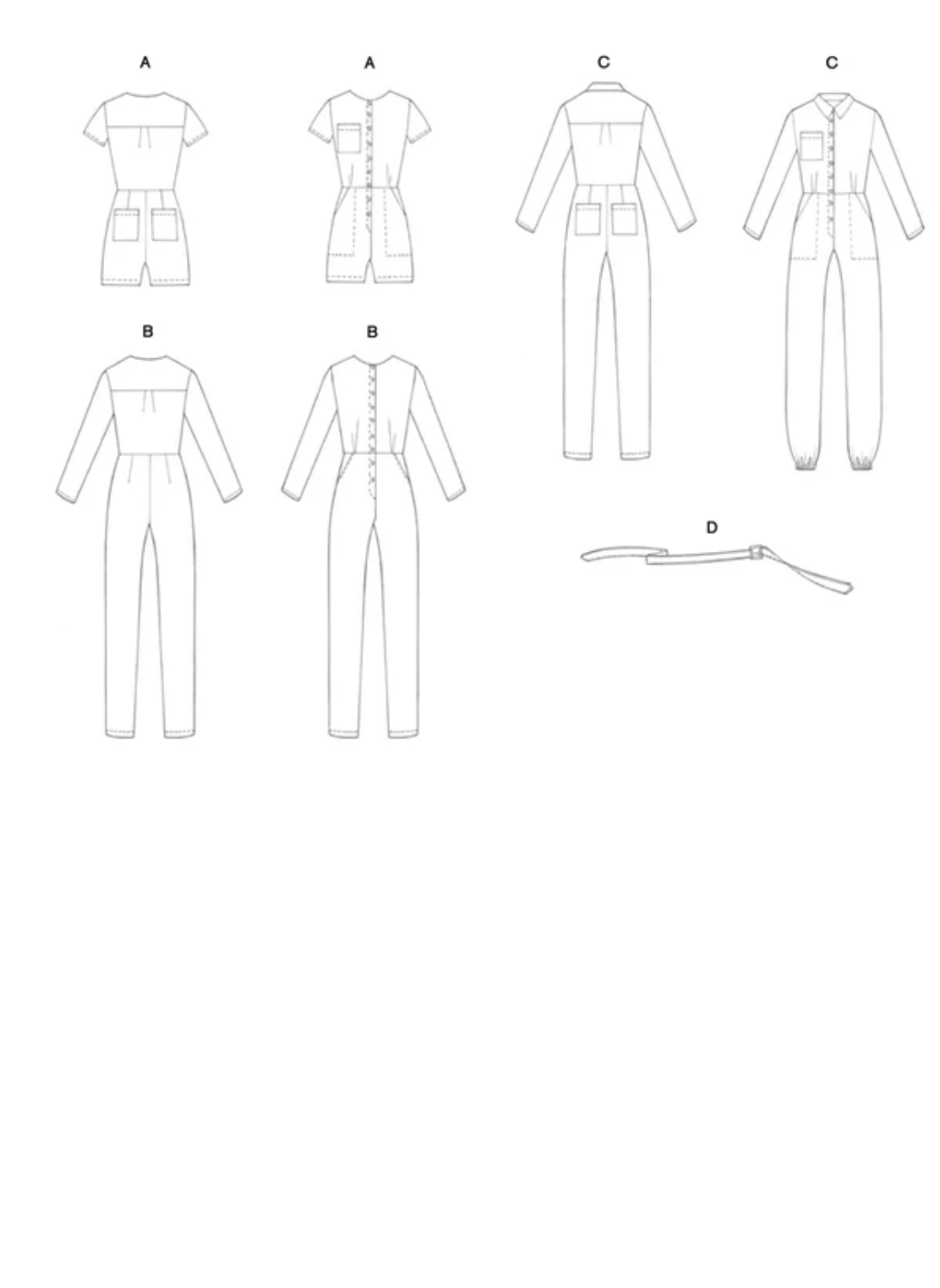 Liberty Art Fabrics Zadie Boiler Suit Pattern