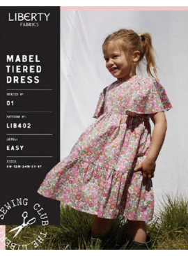 Liberty Art Fabrics Mabel Tiered Dress Pattern