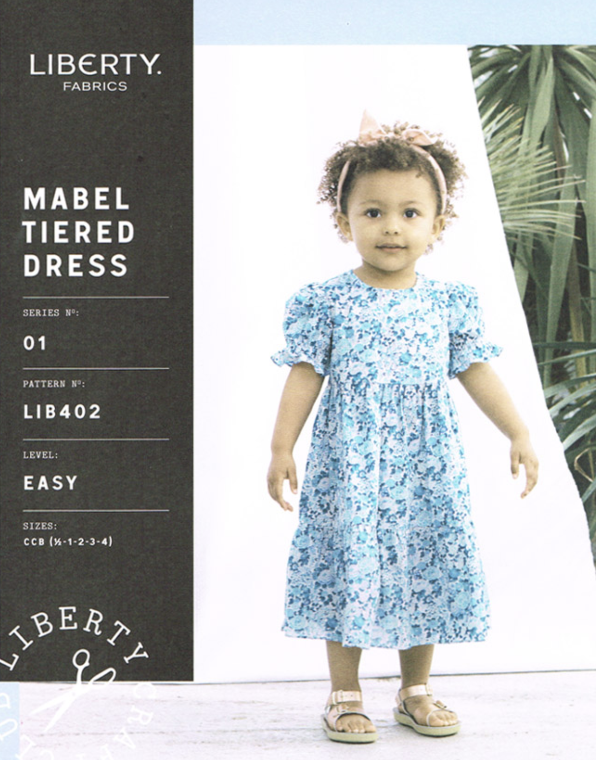 Liberty Art Fabrics Mabel Tiered Dress Pattern