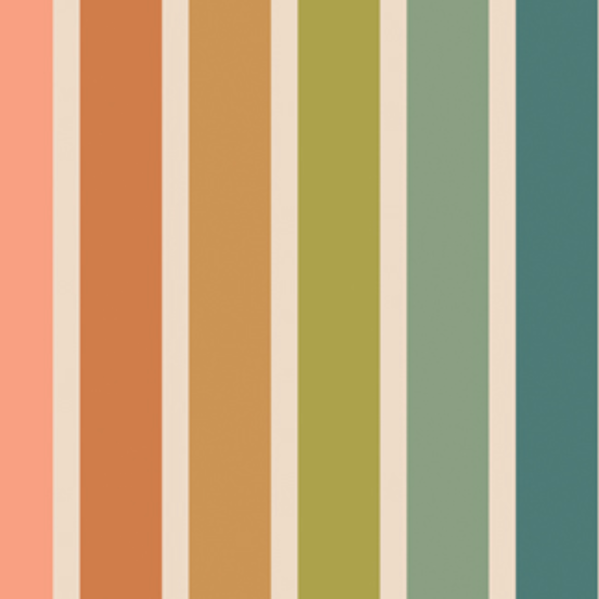 Art Gallery Slow Summer- Summer Stripe Canvas