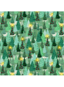 Windham Fabrics Christmas Village Winter Forest Pine