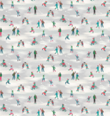 Windham Fabrics SALE Christmas Village Snow Day Grey