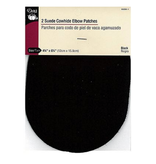 Dritz Leather Elbow Patch Black 4-3/4inx 6-1/2in