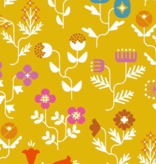 Ruby Star Society Salutations Forget Me Not Flowers Canvas Golden Rod