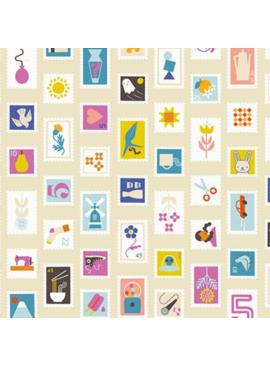 Ruby Star Society Salutations Novelty Stamps Parchment
