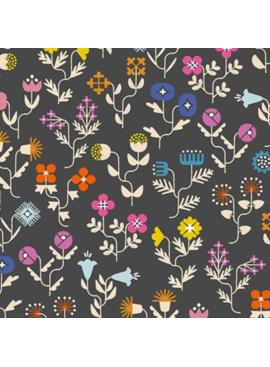 Ruby Star Society Salutations Forget Me Not Flowers Soft Black
