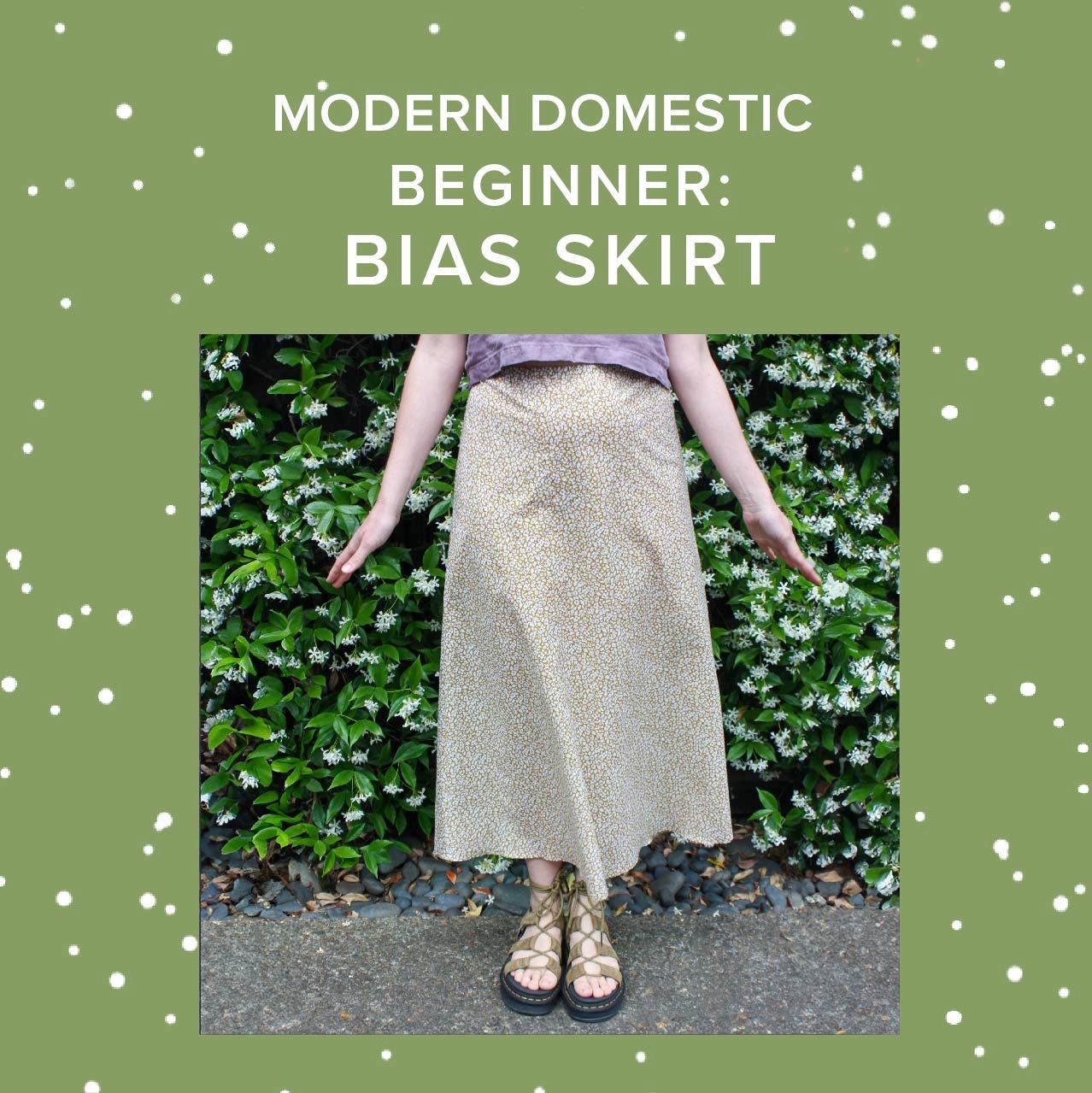 Colleen Connolly Beginner: Bias Skirt, Wednesdays, August 6th, 13th, & 20th, 5:30pm-8pm