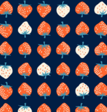 Ruby Star Society Strawberry Grid Navy