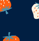 Ruby Star Society 108" Strawberry Wideback Navy