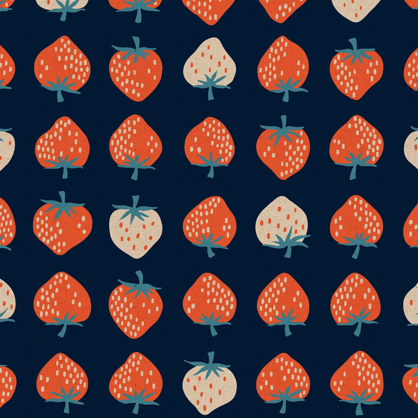 Ruby Star Society Strawberry Canvas Navy