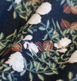 C Pauli Voile Snowball Flowers