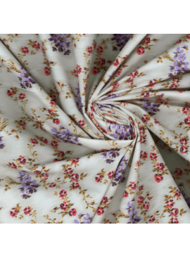 C Pauli Fine Poplin Viola Rose