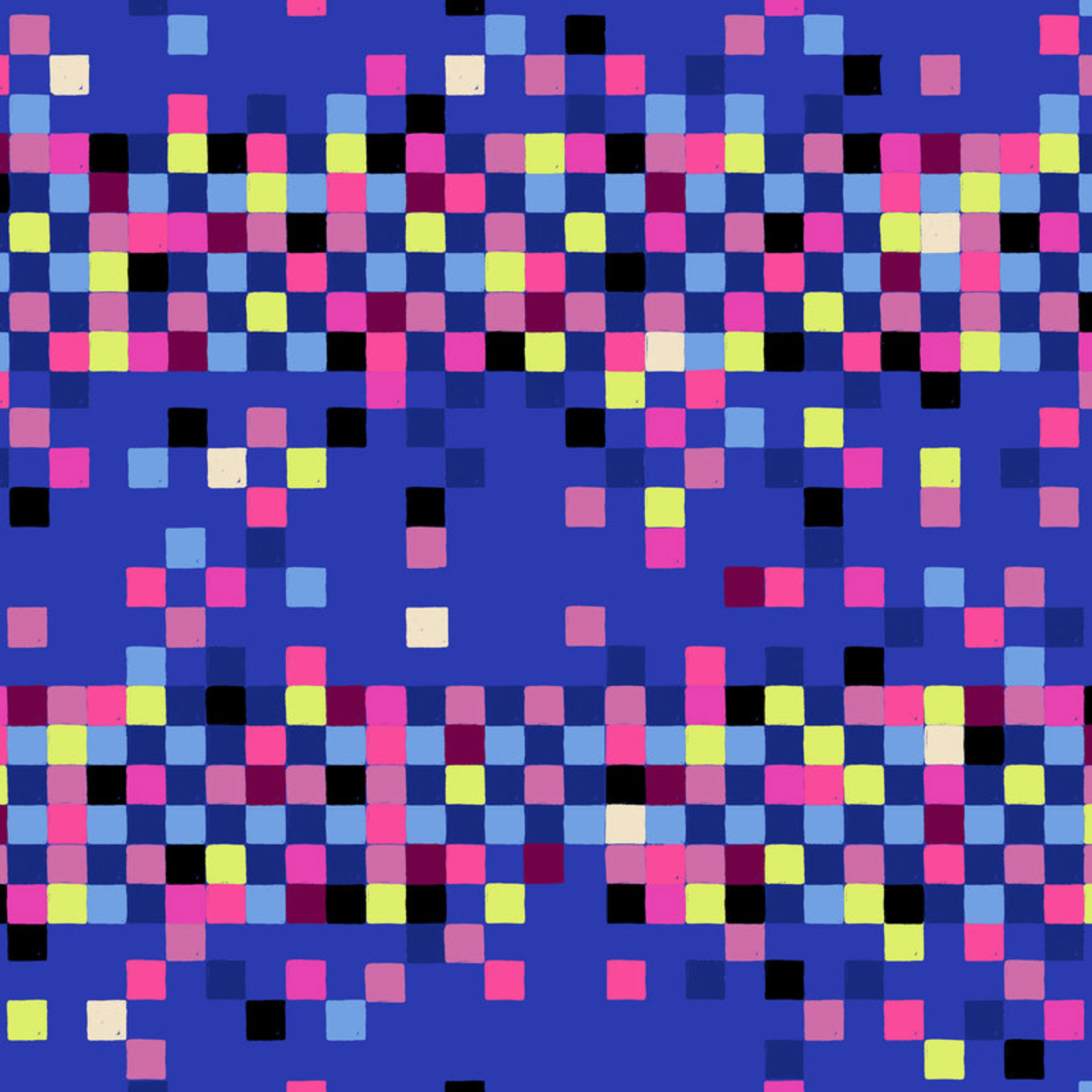 Ruby Star Society Glow Garden Pixels Blacklight