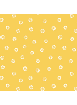 Cloud 9 Fabrics Snow Friends Snow Fall Yellow