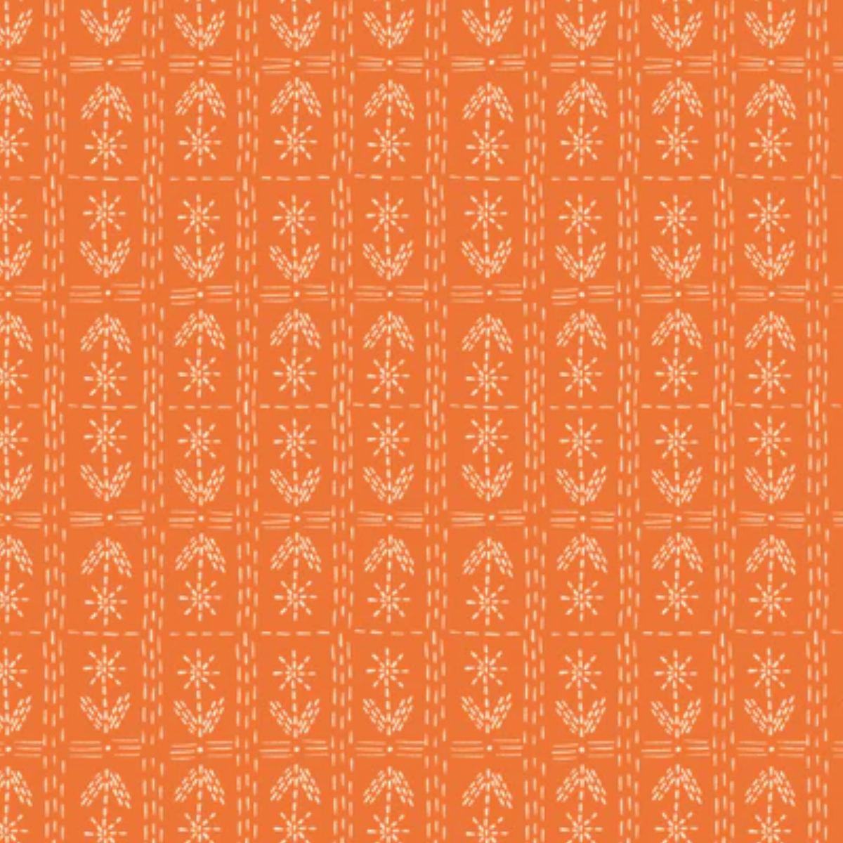 Cloud 9 Fabrics Snow Friends Knit Sweater Orange