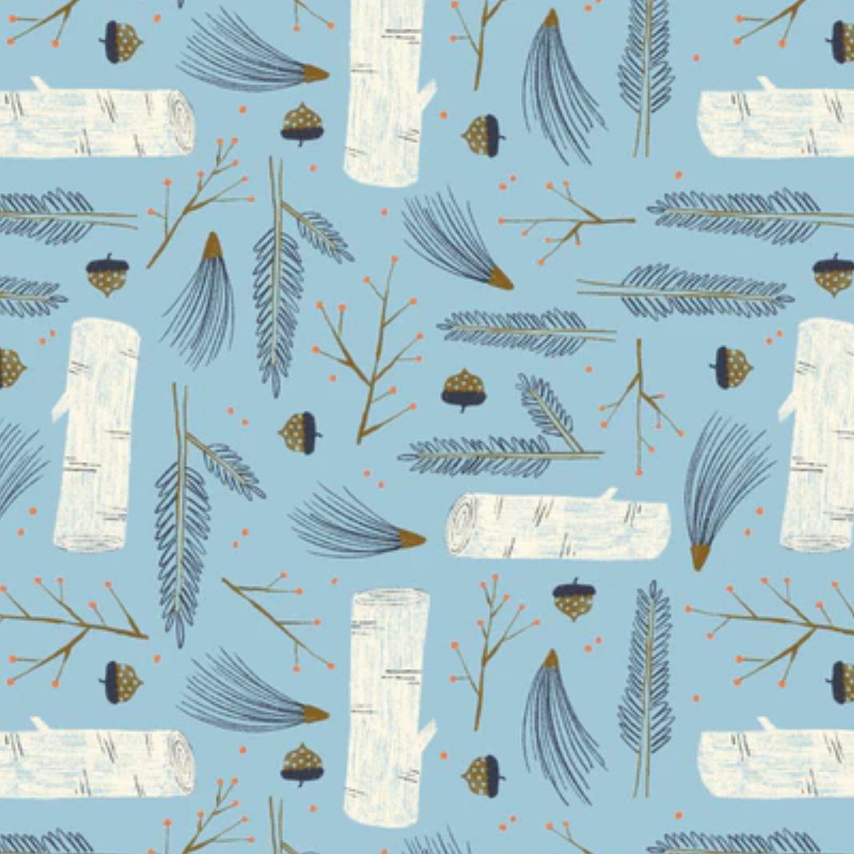 Cloud 9 Fabrics Snow Friends Frosty Forest