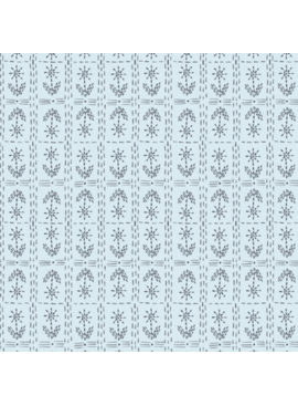 Cloud 9 Fabrics Snow Friends Knit Sweater Light Blue