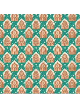Cloud 9 Fabrics Bright Holiday Prize-Winning Gingerbread Houses