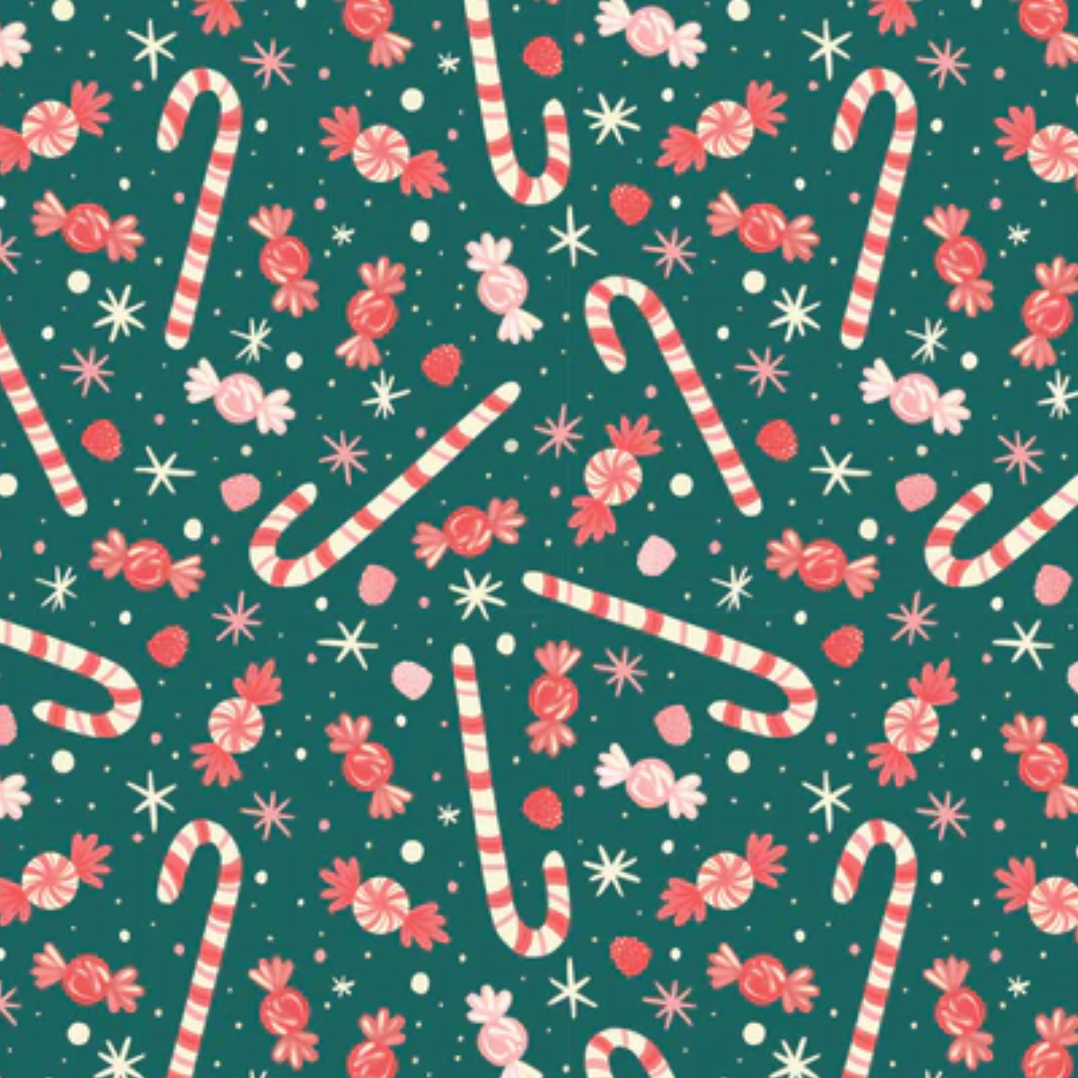 Cloud 9 Fabrics Bright Holiday Christmas Confections