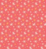 Cloud 9 Fabrics Bright Holiday First Flurries Red