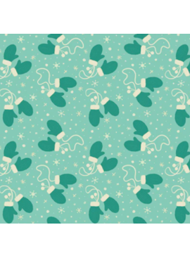 Cloud 9 Fabrics SALE Bright Holiday Warm Fuzzy Mittens