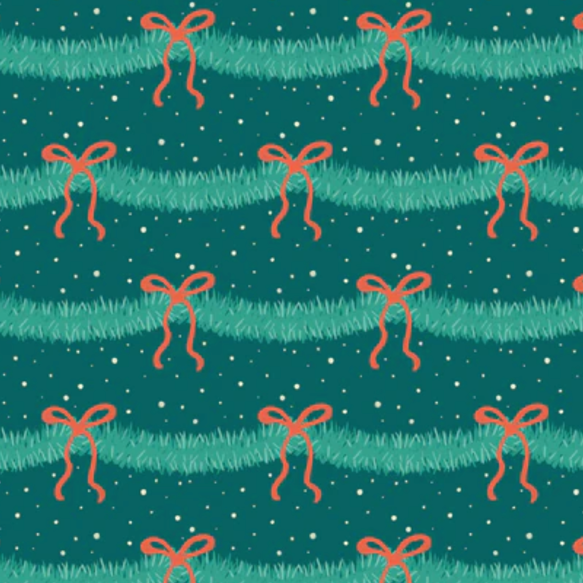 Cloud 9 Fabrics Bright Holiday Festive Garland