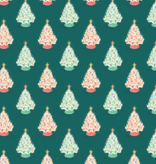 Cloud 9 Fabrics Bright Holiday Vintage Ceramic Trees