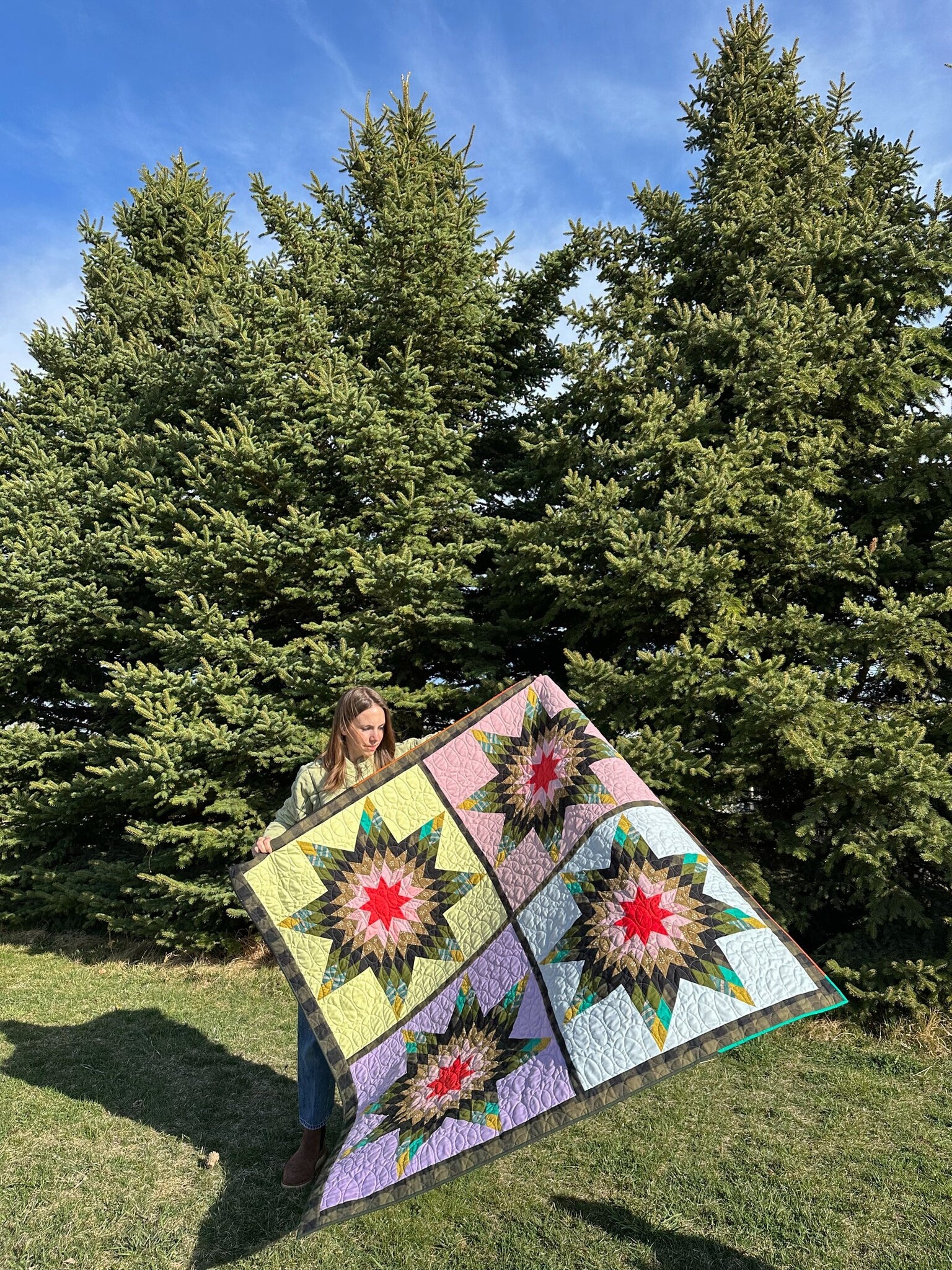 Plains and Pine Plains and Pine Y Not Star 2 Quilt Pattern
