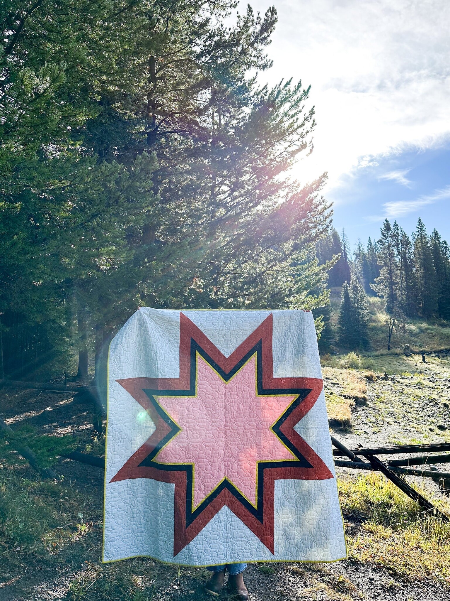 Plains and Pine Plains and Pine Dog Star Quilt Pattern