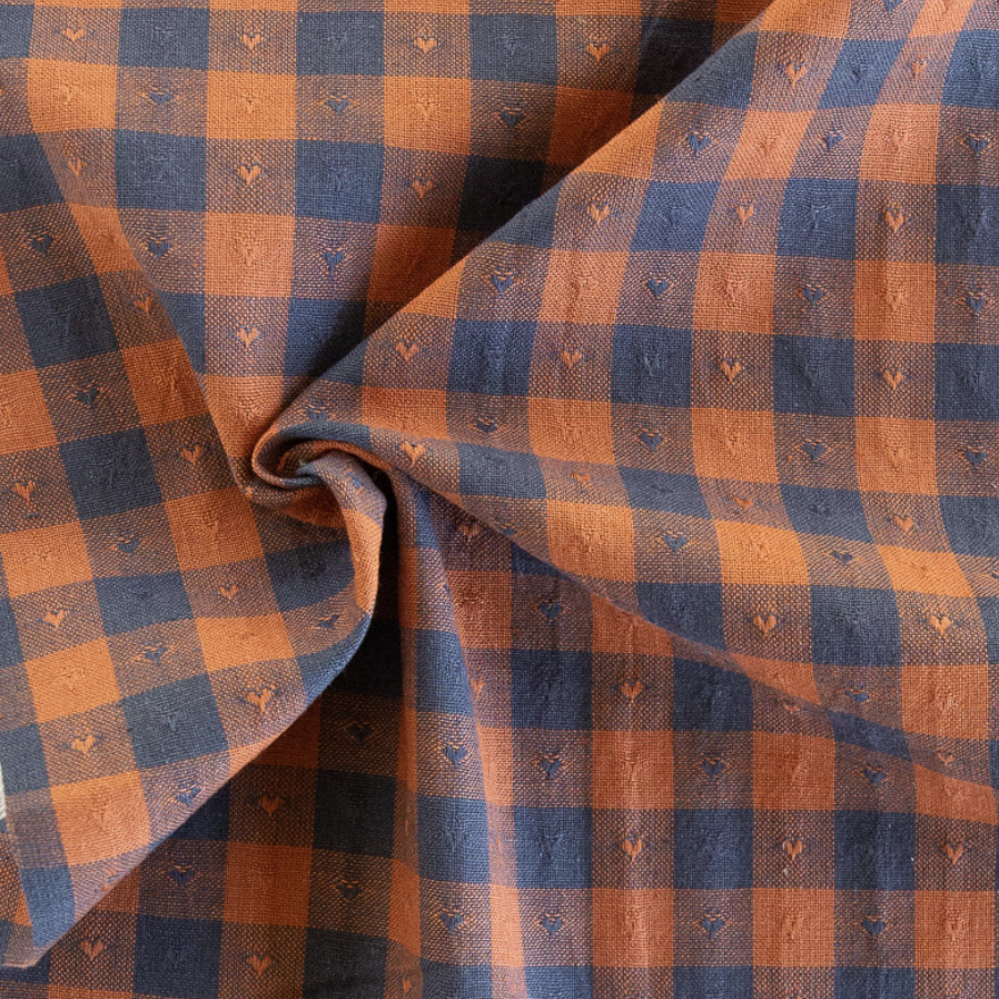 Fableism Supply Co Queen of Hearts Gingham Dobby Hearts in Sunday Best