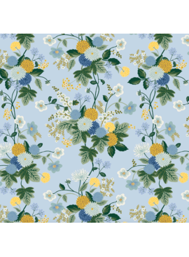 Cotton + Steel Rifle Paper Co. Dahlia Blue