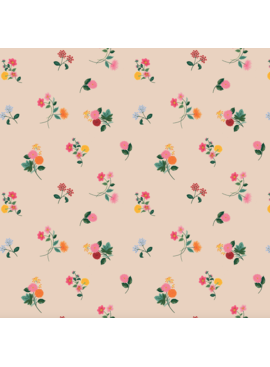 Cotton + Steel Rifle Paper Co. Dahlia Ditsy Dahlia Blush