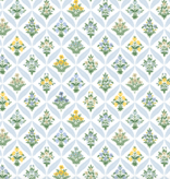 Cotton + Steel Rifle Paper Co. Dahlia Estee Garden Blue Multi