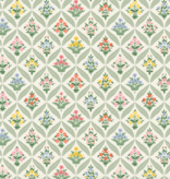 Cotton + Steel Rifle Paper Co. Dahlia Estee Garden Cream Multi