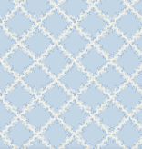 Cotton + Steel Rifle Paper Co. Dahlia Lattice Blue