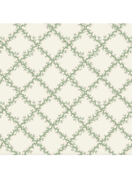 Cotton + Steel Rifle Paper Co. Dahlia Lattice Cream