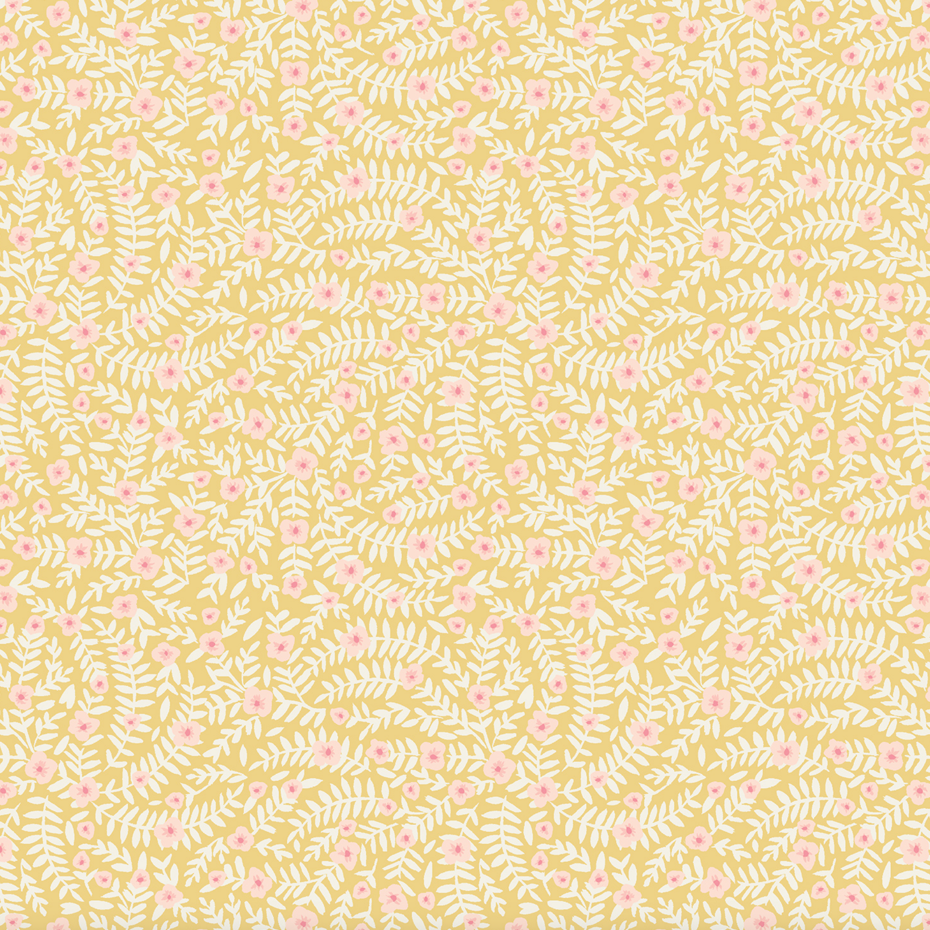 Cotton + Steel Rifle Paper Co. Dahlia Elodie Yellow