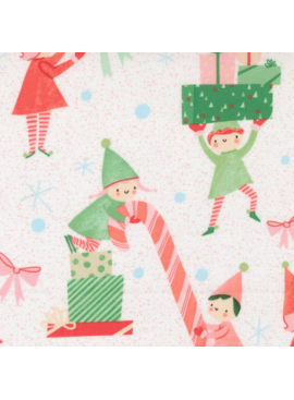 Moda Tiny Christmas Elves Snow