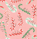 Moda Tiny Christmas Candy Canes Cotton Candy Moda Tiny Christmas Candy Canes Cotton Candy