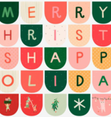 Moda Tiny Christmas Garland Panel