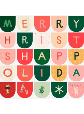 Moda Tiny Christmas Garland Panel